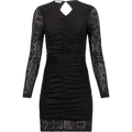 Ava Short Dress - Black