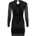 Ava Short Dress - Black