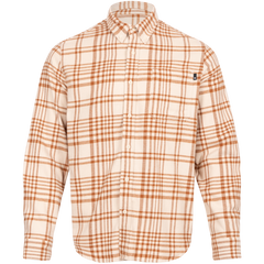 Ls Heavy Flannel Check Shirt Regular - Argan Oil Yd