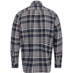 Ls Heavy Flannel Check Shirt Regular - Dark Sapphire Yd