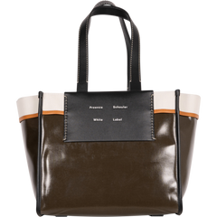 Large Morris Coated Canvas Tote - Dark Evergreen