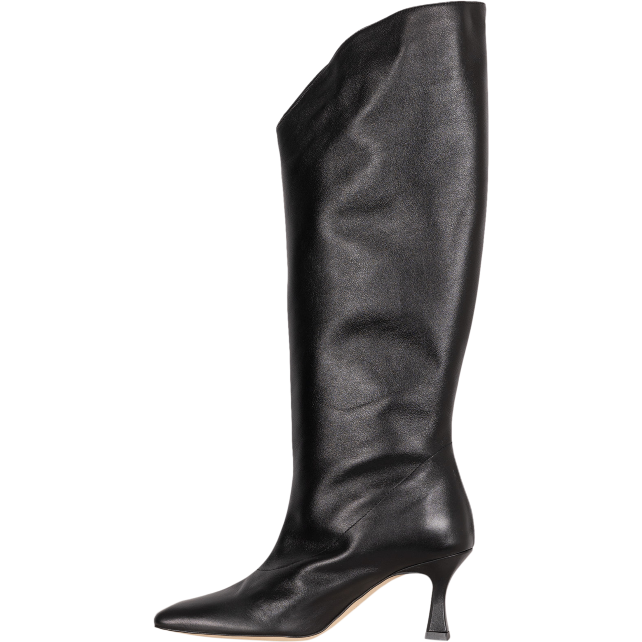 Billy Leather Boots - Black