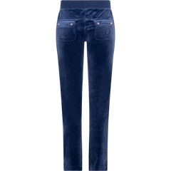 Del Ray Classic Velour Pant Pocket - Blue Depths