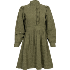 Uma Dress - Broderie Green