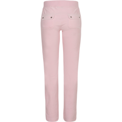 Del Ray Classic Velour Pant Pocket - Cherry Blossom