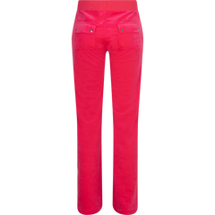 Del Ray Classic Velour Pant Pocket - Pink Glo