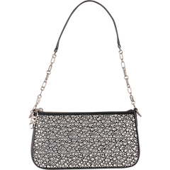 Md Chain Pouchette Suede - Black
