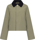 Joel Canvas Jacket - Army/Black