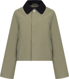Joel Canvas Jacket - Army/Black