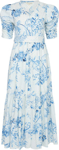 Sylvie Dress - Blue Bloom