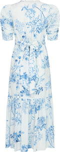 Sylvie Dress - Blue Bloom