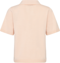 Helen Polo Knit Cardigan - Apricot