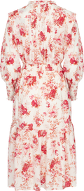 Evina Voile Midi Dress - Pink