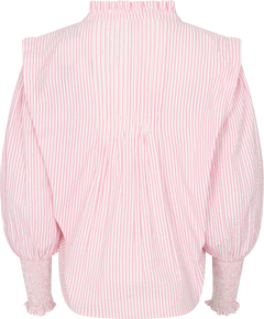 Emma Stripe Blouse - Pink