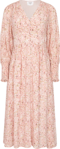 Una Viscose Crepe Dress - Pink
