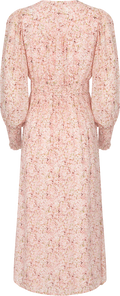 Una Viscose Crepe Dress - Pink