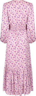Lana Satin Maxi Dress - Pink Floral