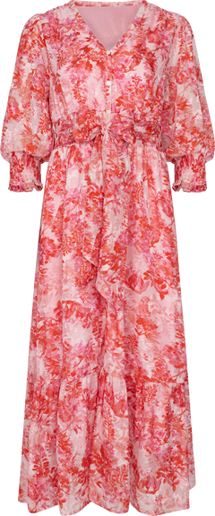 Gyri Leave Dress - Pink