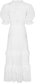 Vera Dobby Dress - White
