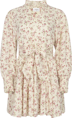 Delphine Flower Dress - Pink Flower