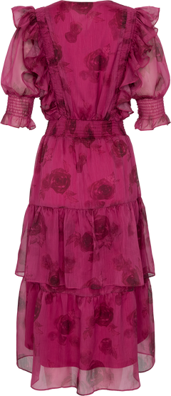 Astrid Chiffon Dress - Pink