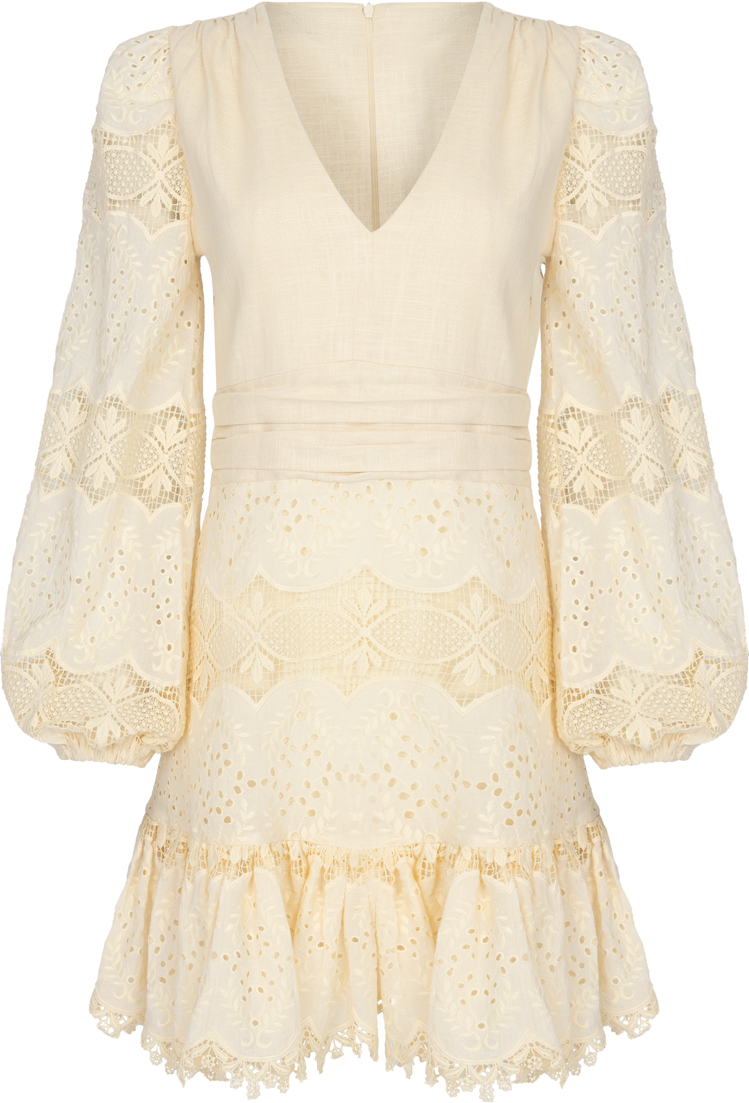 OSMINE af nor - Kjoler - Lani Lace Mini Dress - Creme - Villoid