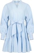Delphine Stripe Dress - Blue Stripe