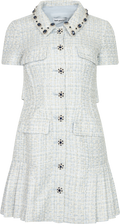 Boucle Mini Dress - Blue