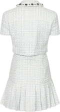 Boucle Mini Dress - Blue