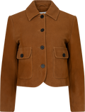 Suede Jacket - Brown