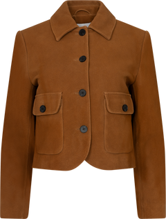 Suede Jacket - Brown