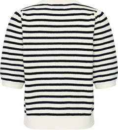 Frida Bow Knit - Off White/Blue