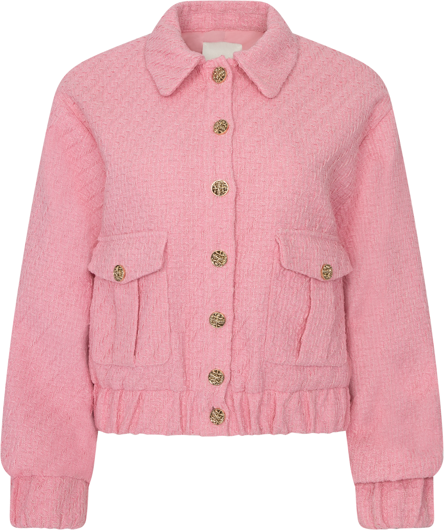 Tone Tweed Jacket - Light Pink