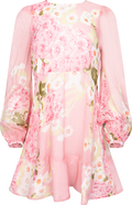 Organza Mini Dress - Cherry Blossom