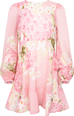Organza Mini Dress - Cherry Blossom