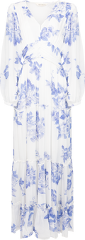 Noor Maxi Dress - Floral Blue