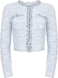 Check Cardigan - Blue