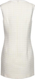 Boucle Bow Mini Dress - Cream