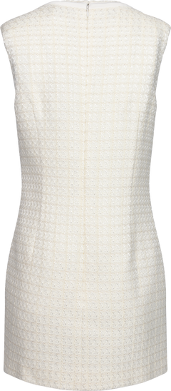 Boucle Bow Mini Dress - Cream