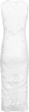 Miraic Mesh Dress - White Flower