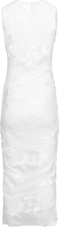 Miraic Mesh Dress - White Flower