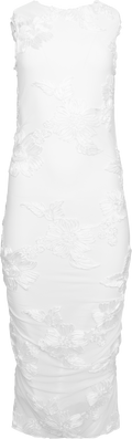 Miraic Mesh Dress - White Flower