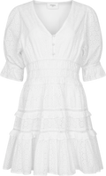 Valeria B Anglaise Dress - White