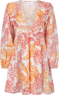 Runa Linen Mini Dress - Pink