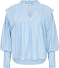 Emma Stripe Blouse - Blue