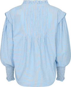 Emma Stripe Blouse - Blue