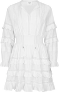 Sol Voile Dress - White