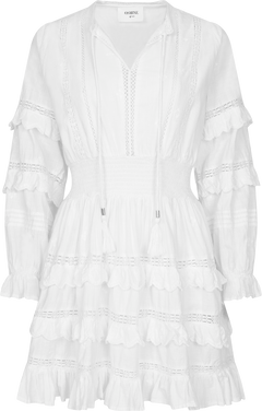 Sol Voile Dress - White