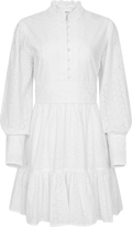 Liv Solid B Anglais Dress - White