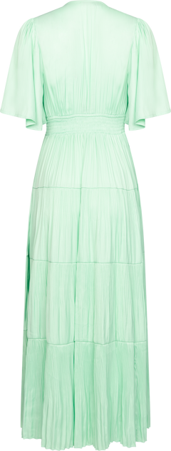 Angie Solid Dress Long - Mint